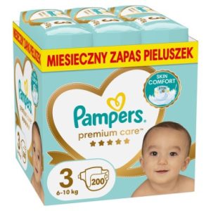 Pieluchy PAMPERS Premium Care Monthly Box 3 Midi (200 szt.)
